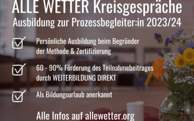 ALLE WETTER Ausbildung: 60-90% des Teilnahmebeitrages werden staatlich gefördert!